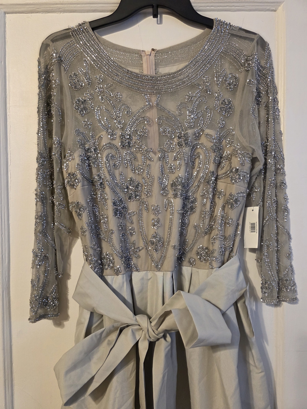 Pisarro Nights Sequin Bodice Cown Size 8 NEW